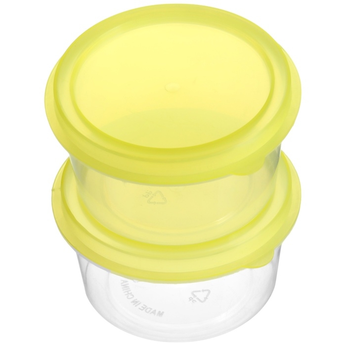 Набор контейнеров для хранения детского питания 8 шт., 50 мл., круглые, с крышками, цвета МИКС Набор контейнеров для хранения детского питания 8 шт., 50 мл., круглые, с крышками, цвета МИКС