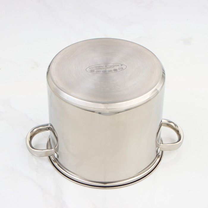 Кастрюля «Гретта», 7,3 л, d=22 см, капсульное дно, индукция Кастрюля «Гретта», 7,3 л, d=22 см, капсульное дно, индукция