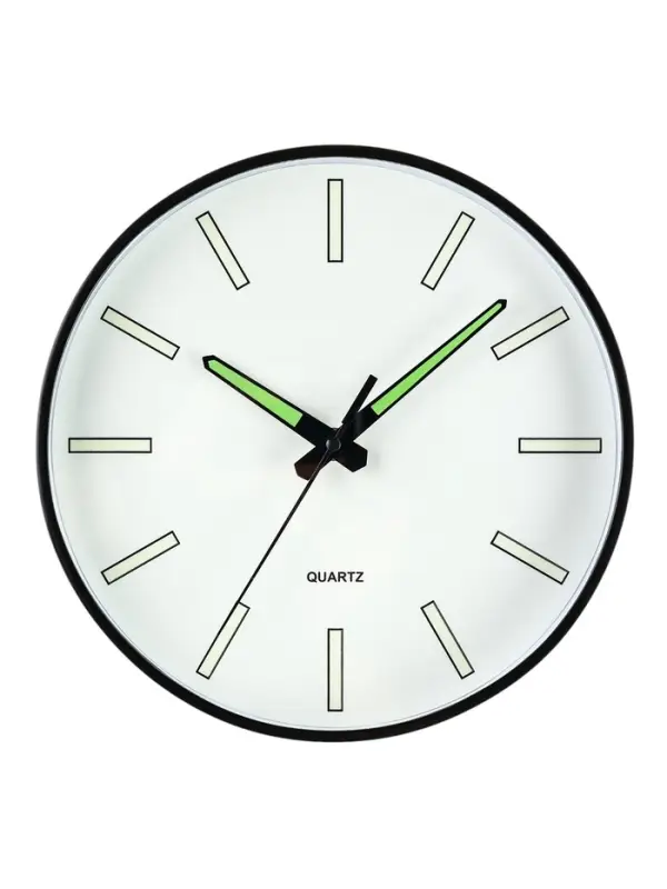 Часы настенные интерьерные &laquo;Классика&raquo;, плавный ход, светящиеся, d=25 см