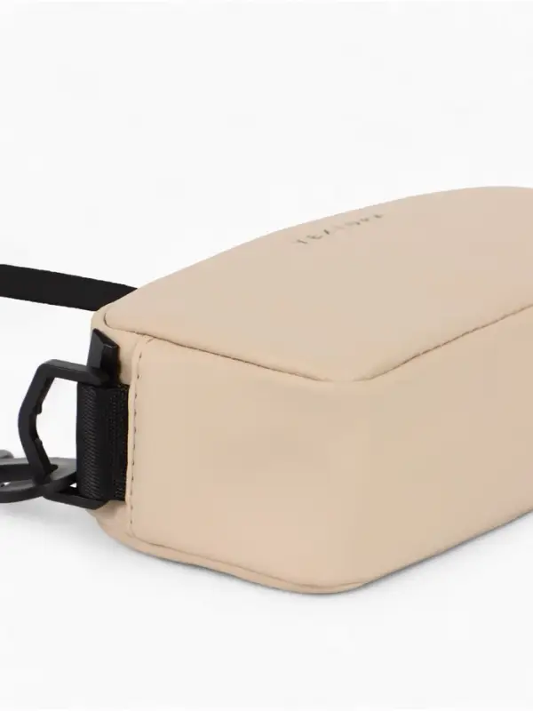 Сумка женская кросс-боди TEXTURA на молнии, 19&times;6&times;10.5 см, бежевая