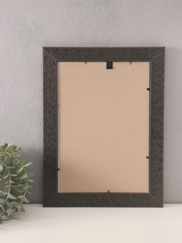 Фоторамка пластик "Фон Арт" 21х30 см, 911-3206 темно-серый