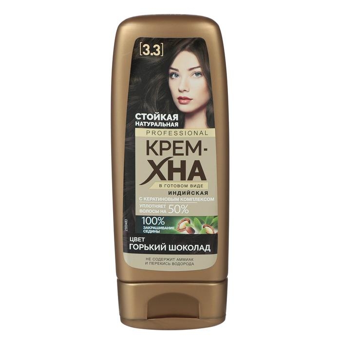 Крем-хна индийская в готовом виде Fitoкосметик Professional, тон горький шоколад, 140 мл Крем-хна индийская в готовом виде Fitoкосметик Professional, тон горький шоколад, 140 мл