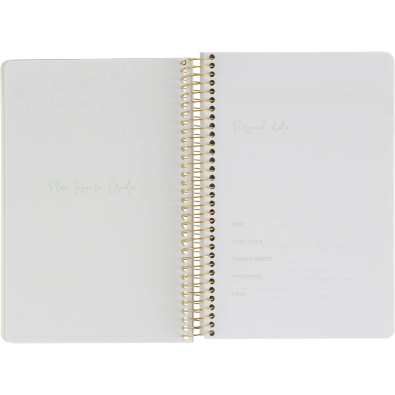 Ежедневник недатированный CUTE DIARY А5,BV,136,лес.яг,зол.греб,3-701/12