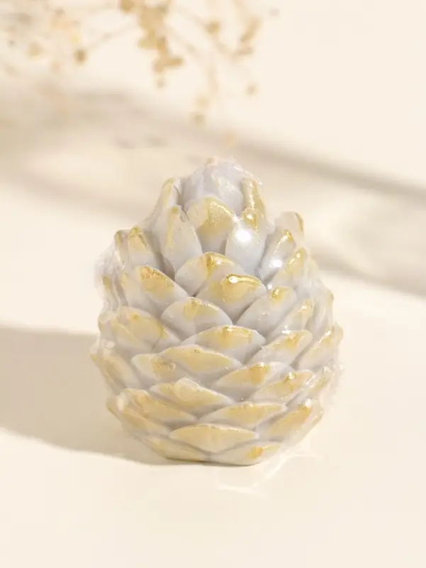 Свеча новогодняя &laquo;Шишка&raquo;, 80&times;60 мм