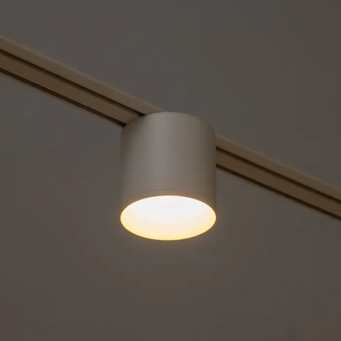 Светильник трековый BayerLux SLIM &laquo;Цилинр&raquo;, LED, 12 Вт, 3000K-6000К, 48 В, CRI90, 8&times;8&times;7.5 см, белый