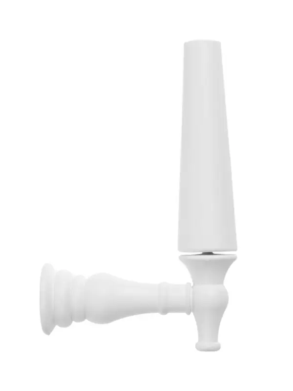 Крючок - держатель для штор CAPPIO KS053, алюминий, белый, 2 шт.