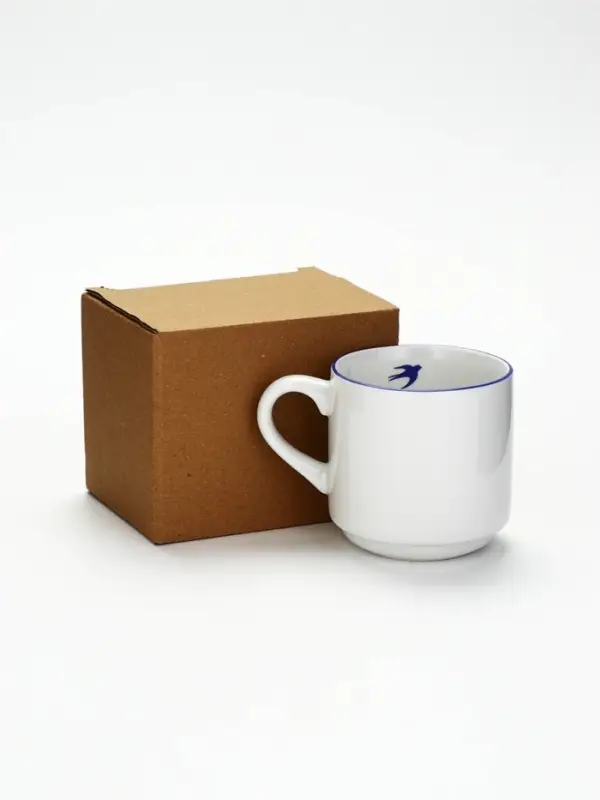 Кружка чайная керамическая &laquo;Ласточка&raquo;, 300 мл, ручная работа