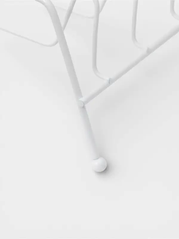 Подставка для крышек Доляна, 28.5&times;14&times;16.5 см, белая