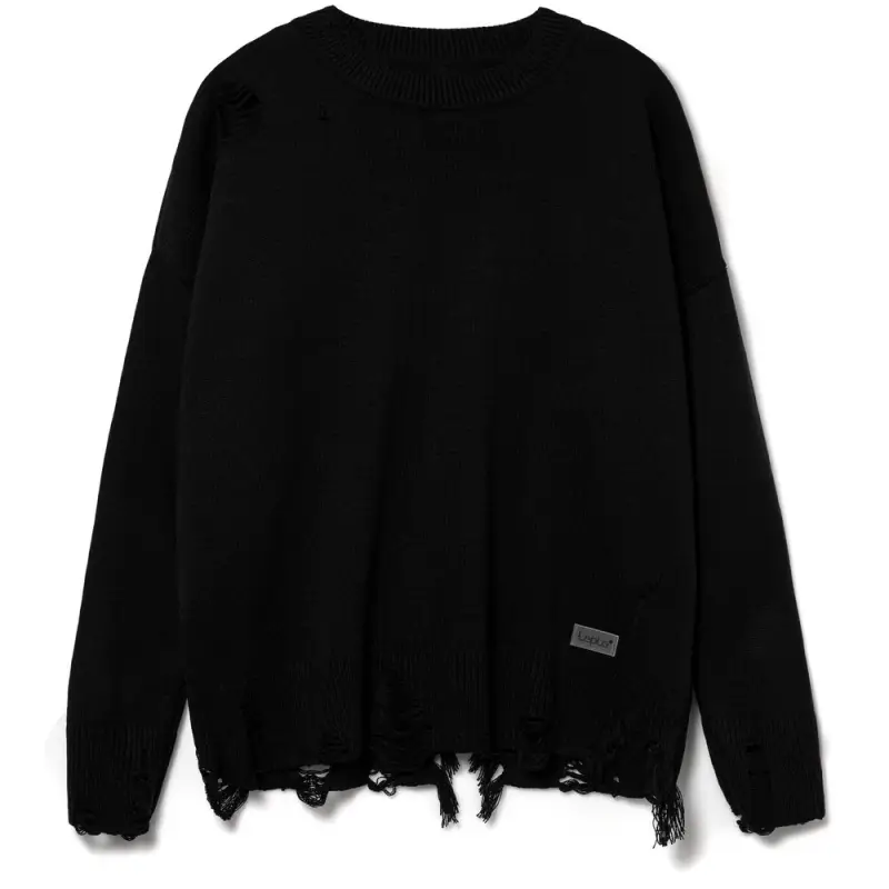 Джемпер оверсайз унисекс Grunge, черный, размер S/M