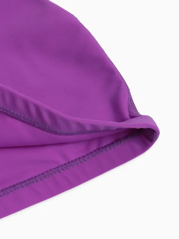 Шапочка для плавания детская ONLYTOP SWIM, тканевая, обхват 46-52 см, цвет фиолетовый Шапочка для плавания детская ONLYTOP SWIM, тканевая, обхват 46-52 см, цвет фиолетовый