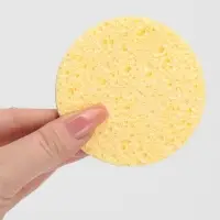 Спонжи для умывания, круглые, 3 шт., МИКС