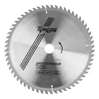 Диск пильный по дереву ТУНДРА, точный рез, 300&times;32 мм (кольца на 22.20.16), 60 зубьев