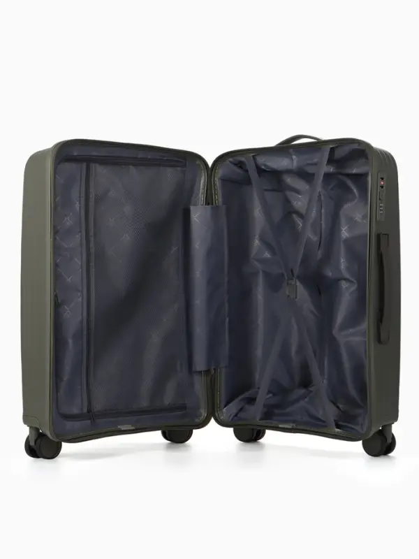 Чемодан на колёсах, 24", кодовый замок, 40&times;24&times;65, хаки