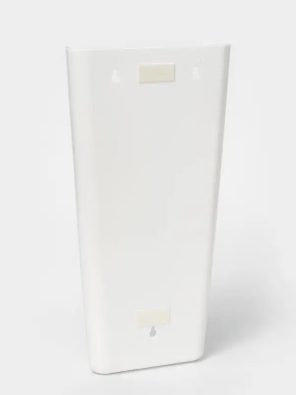 Корзина для пакетов IDEA &laquo;Геометрия&raquo;, пластик, 18&times;9&times;35 см, белая