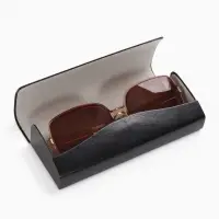 Футляр для очков, на магните, 15.5&times;3.3&times;6 см, чёрный