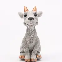 Фигурка декоративная &laquo;Козел Буян&raquo;, неокрашенный, 8&times;3&times;4 см, серая