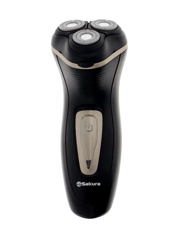 Электробритва Sakura SA-5417BK, роторная, 3 головик, триммер, чёрная Электробритва Sakura SA-5417BK, роторная, 3 головик, триммер, чёрная