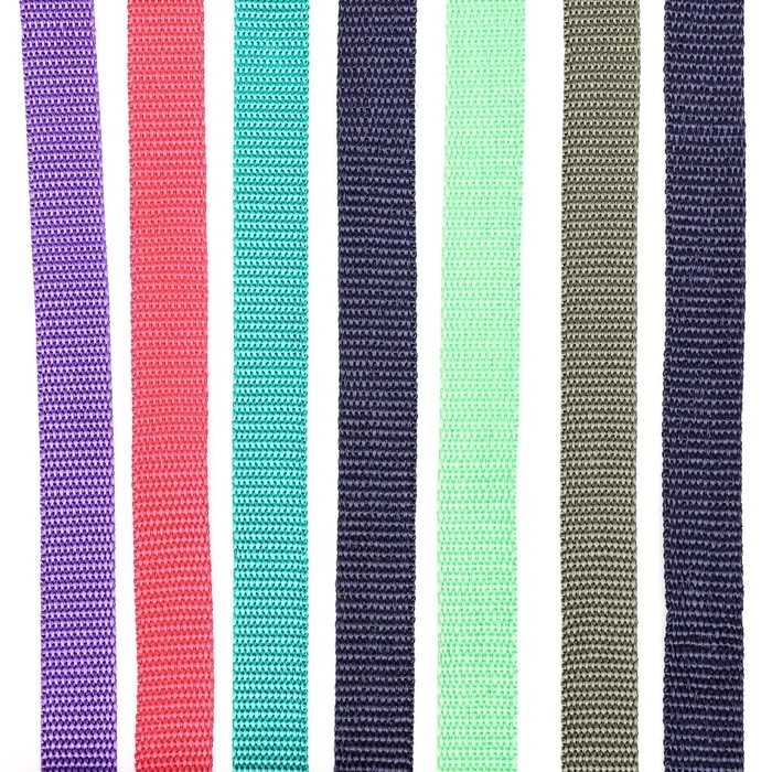 Поводок капроновый цветной Зооник, 2 м х 2 см, микс цветов Поводок капроновый цветной Зооник, 2 м х 2 см, микс цветов