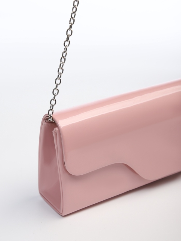 Сумка женская на магните, цвет розовый