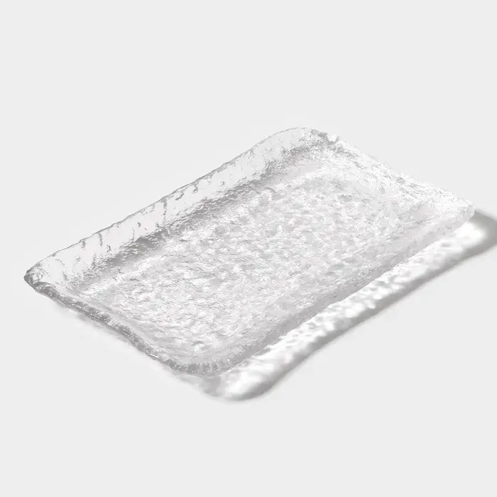 Блюдо для подачи &laquo;Рифальтаро&raquo;, 23.2&times;14&times;2 см, стекло, прозрачное