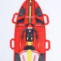 Ледянка &laquo; #1&raquo; Snow Cat, 90&times;40 см, толщина 1 см, с тросом, красная