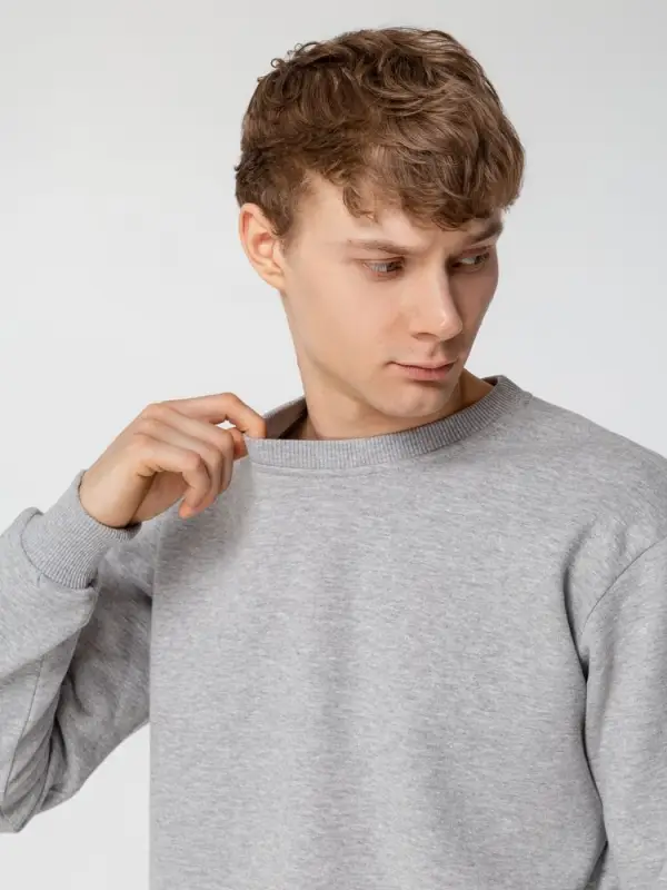 Толстовка Unit Toima Heavy серый меланж, размер XS Толстовка Unit Toima Heavy серый меланж, размер XS