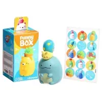 Игрушка - сюрприз Funny Box &laquo;Зверята&raquo;: фигурка, наклейки, МИКС