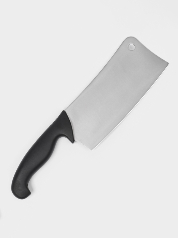 Топорик для рубки мяса, лезвие 17,8 см, черная ручка Топорик для рубки мяса, лезвие 17,8 см, черная ручка