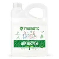 Средство для мытья посуды Synergetic &laquo;Алоэ&raquo;, гель антибактериальный, биоразлагаемый, 2.75 л