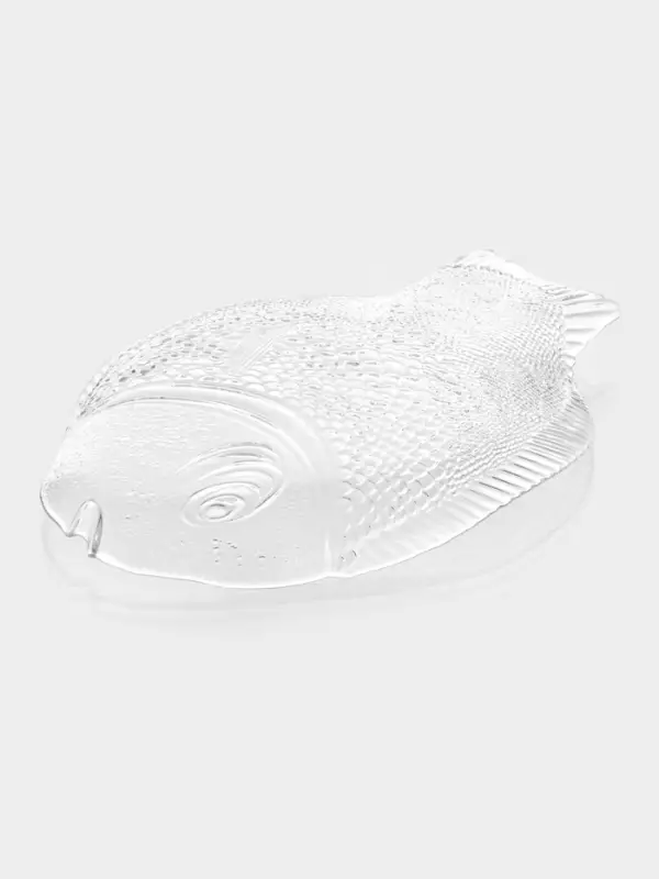 Блюдо сервировочное Paşabah&ccedil;e Marine, 35.5&times;25.4 см, стекло, прозрачное