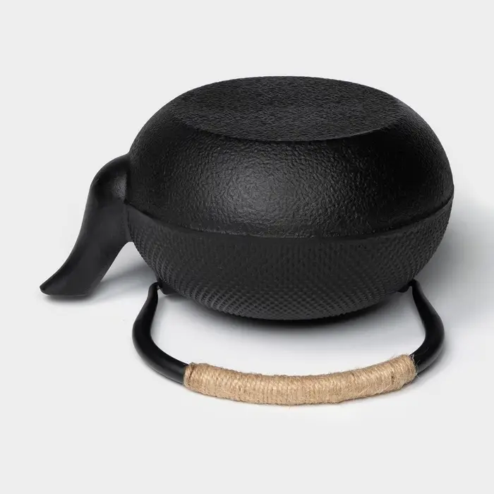 Чайник Доляна &laquo;Восточная ночь&raquo;, 1.6 л, с ситом, индукция, чугун, чёрный