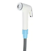 Портативный походный душ ZEIN: лейка, шланг, помпа с USB-кабелем, держатель, крючок