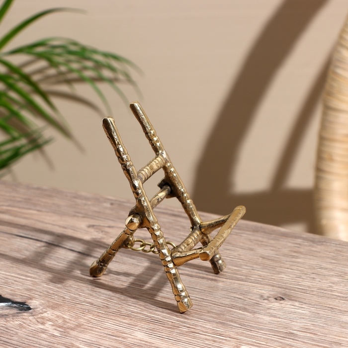 Мольберт мини  Мольберт мини "Стэн" латунь 8х6х10,5 см