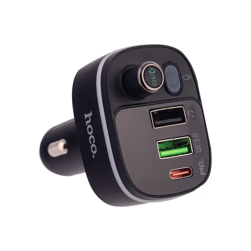 Модулятор PD20W + QC3.0 E62 Hoco черный