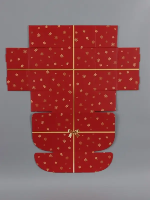 Коробка подарочная самосборная &laquo;Бант&raquo;, 24&times;24&times;12 см