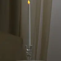 Стеклянный подсвечник на 1 свечу &laquo;Бутон на ножке&raquo;, прозрачный, d=2.2 см, 7&times;7&times;11 см