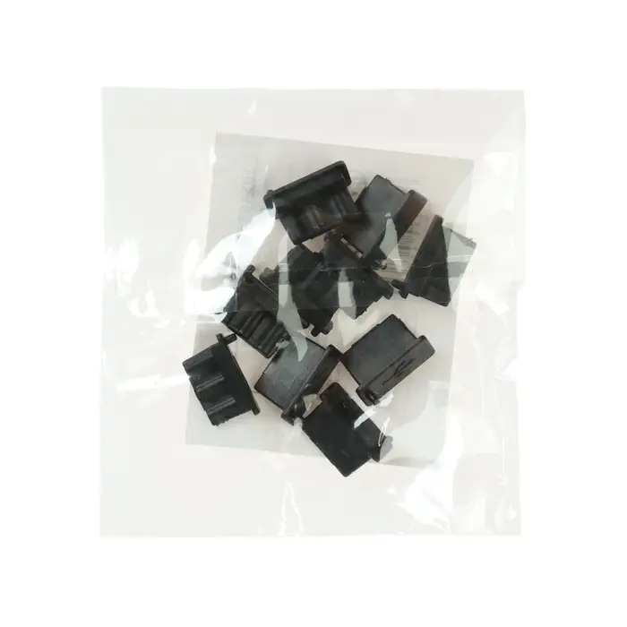 Заглушка USB, пластик, чёрный, набор 10 шт Заглушка USB, пластик, чёрный, набор 10 шт
