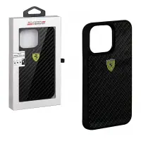 Чехол iPh 13 Pro Max Ferrari Carbon