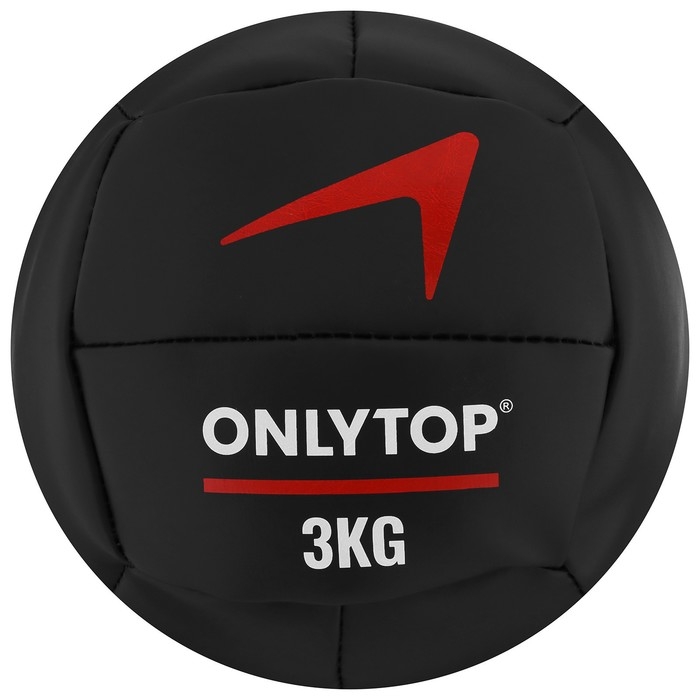 Медицинбол ONLYTOP, 3 кг, d=20 см Медицинбол ONLYTOP, 3 кг, d=20 см