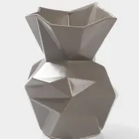 Ваза для цветов &laquo;Анхель&raquo;, 20&times;12 см, керамика, серая