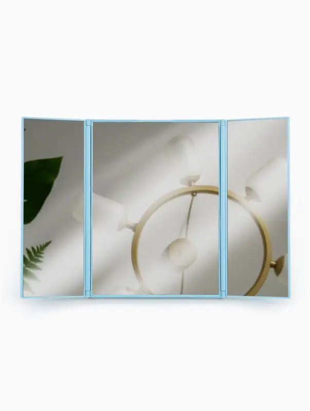 Зеркало настольное, трюмо, 12.5&times;15.3 см, (5&times;11&times;15 см), МИКС