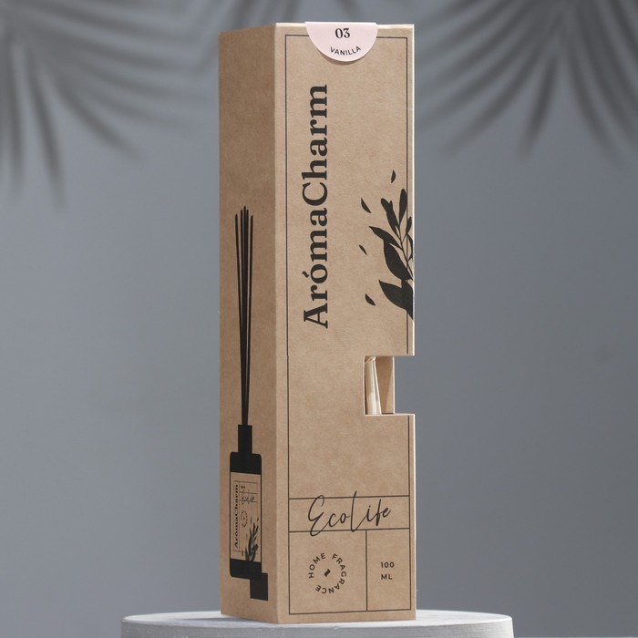 Диффузор ароматический Диффузор ароматический"EcoLife",100мл,VANILLA