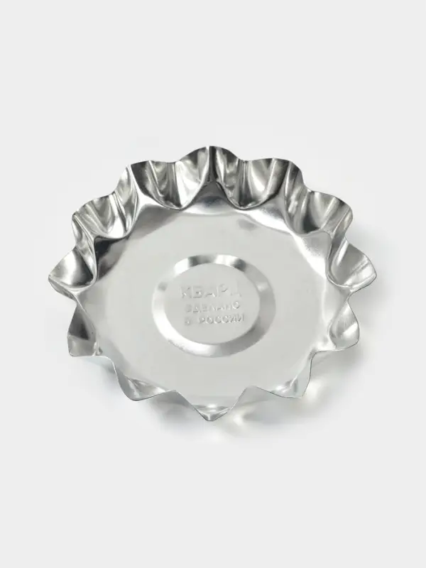 Форма для выпечки печенья, d=9.6 см, h=2 см, жесть, серебристая