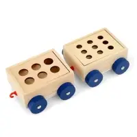 Развивающая игра 3в1 &laquo;Паровозик&raquo;, рыбалка, каталка, сортер, 35&times;11&times;10 см