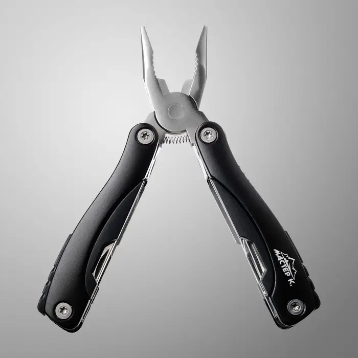 Мультитул 9в1 в чехле, рукоять черная, 9&times;3.5&times;2.5 см