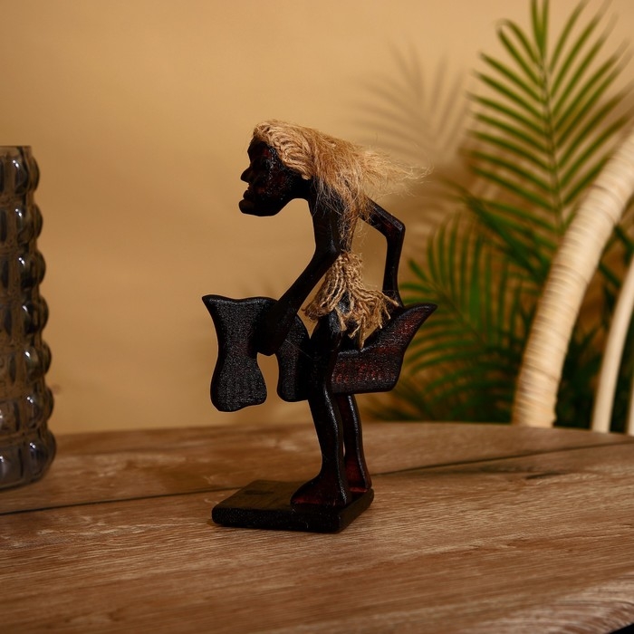 Сувенир «Абориген на коне», 14×7×23 см, дерево Сувенир «Абориген на коне», 14×7×23 см, дерево