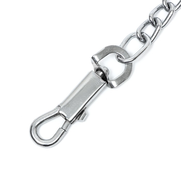 Цепь для привязи собак мелкокалиберная, 1,8 м, толщина проволки 3,5 мм Цепь для привязи собак мелкокалиберная, 1,8 м, толщина проволки 3,5 мм