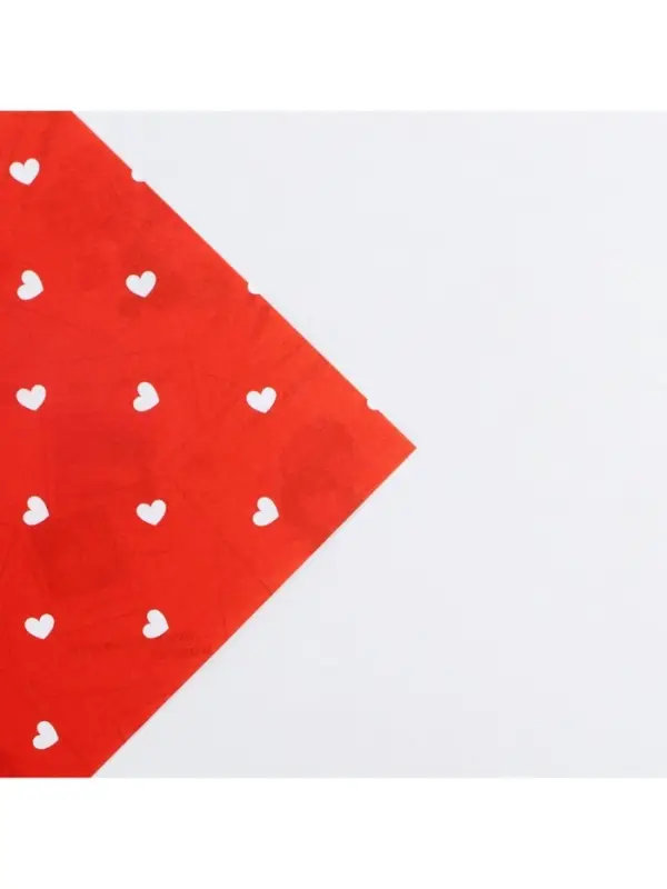 Бумага упаковочная глянцевая двухсторонняя «Любовь это...», 70 х 100 см