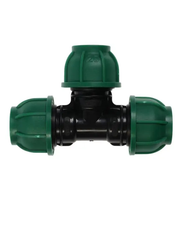 Тройник ПНД ZEIN, 20 мм, цанга