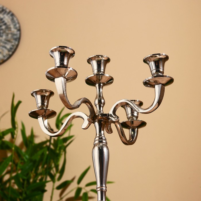 Подсвечник Подсвечник "Волны" на 5 свечей 31х31х36 см